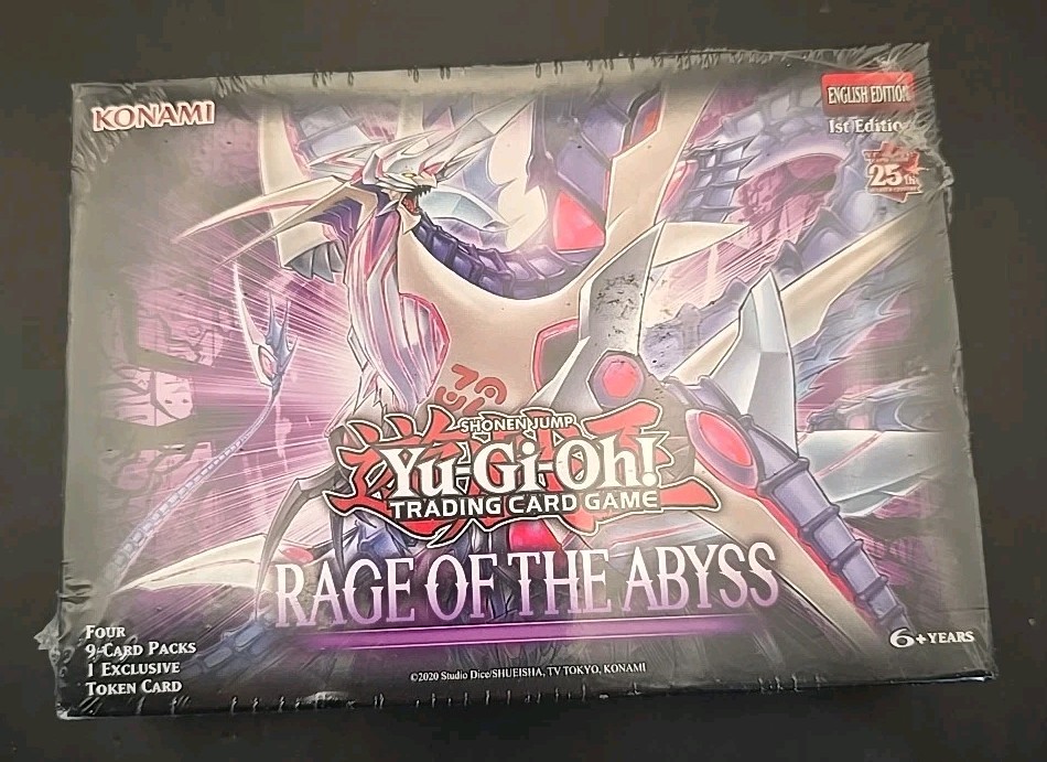 Yu-Gi-Oh Rage Of The Abyss 4 9-Card Packs + Token Factory Sealed