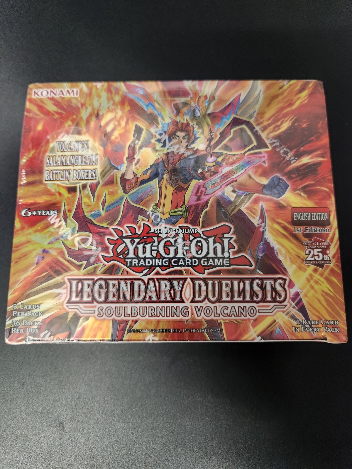 YuGiOh Legendary Duelists Soulburning Volcano Booster Box Sealed New