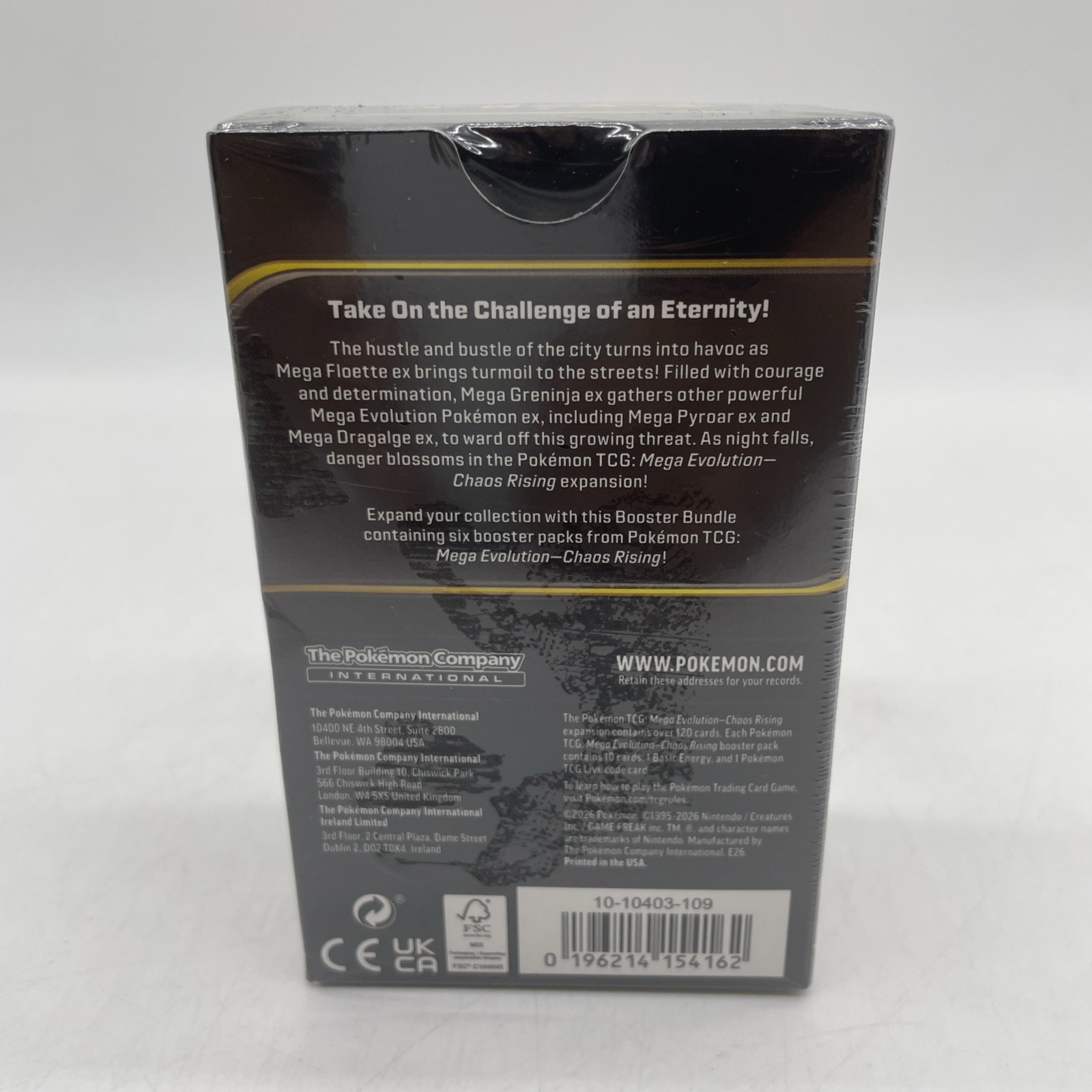 Pokemon TCG ME04: Chaos Rising Booster Bundle New Sealed! Box Crush #12