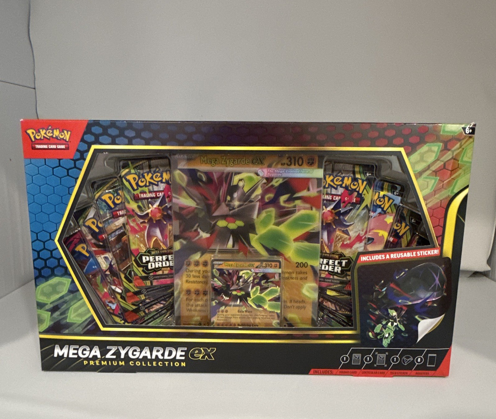 Pokémon TCG Mega Zygarde ex Premium Collection – Factory Sealed – Promo + 8boost