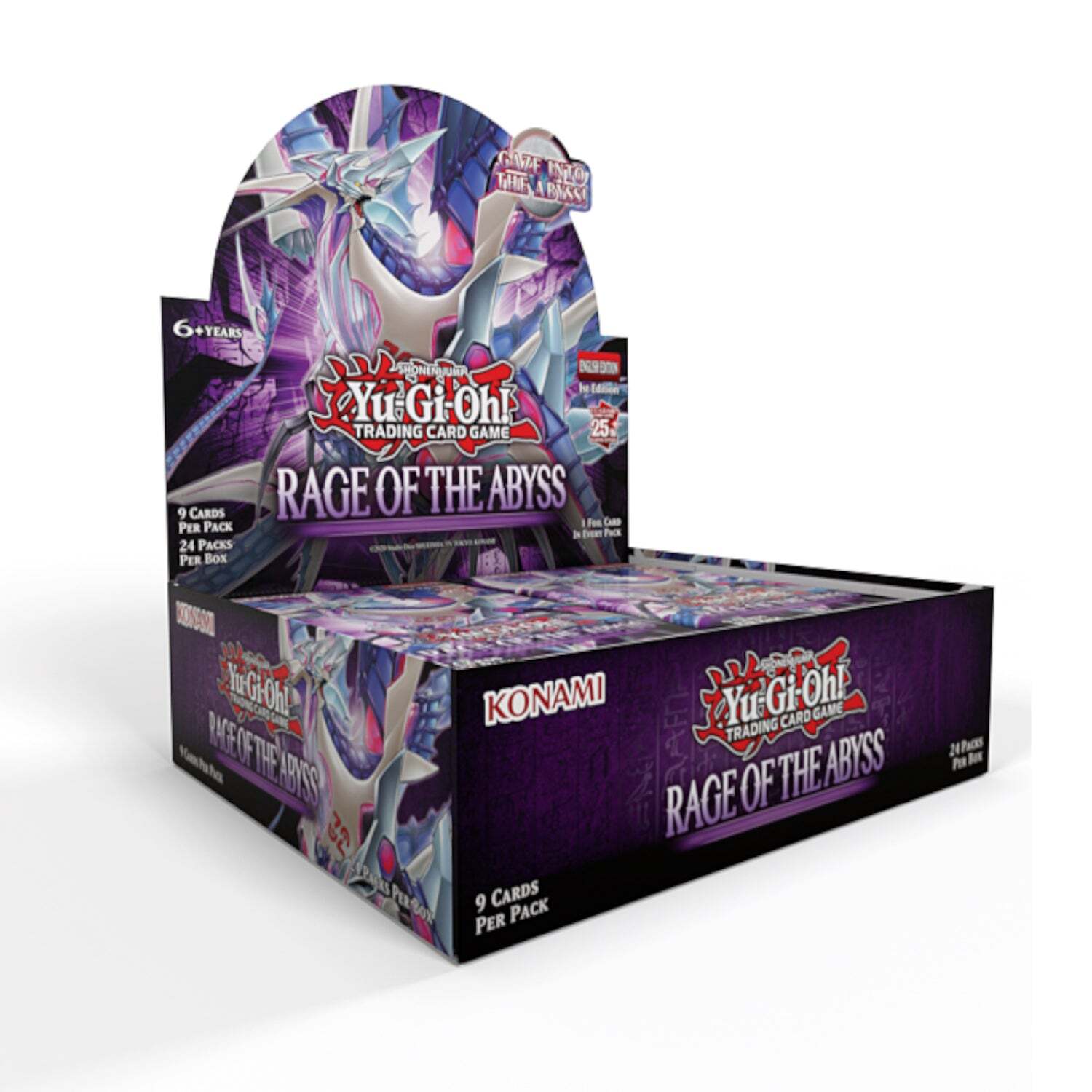 Yu-Gi-Oh! TCG: Rage of the Abyss 1st Edition Booster Box – 24 Packs NEW