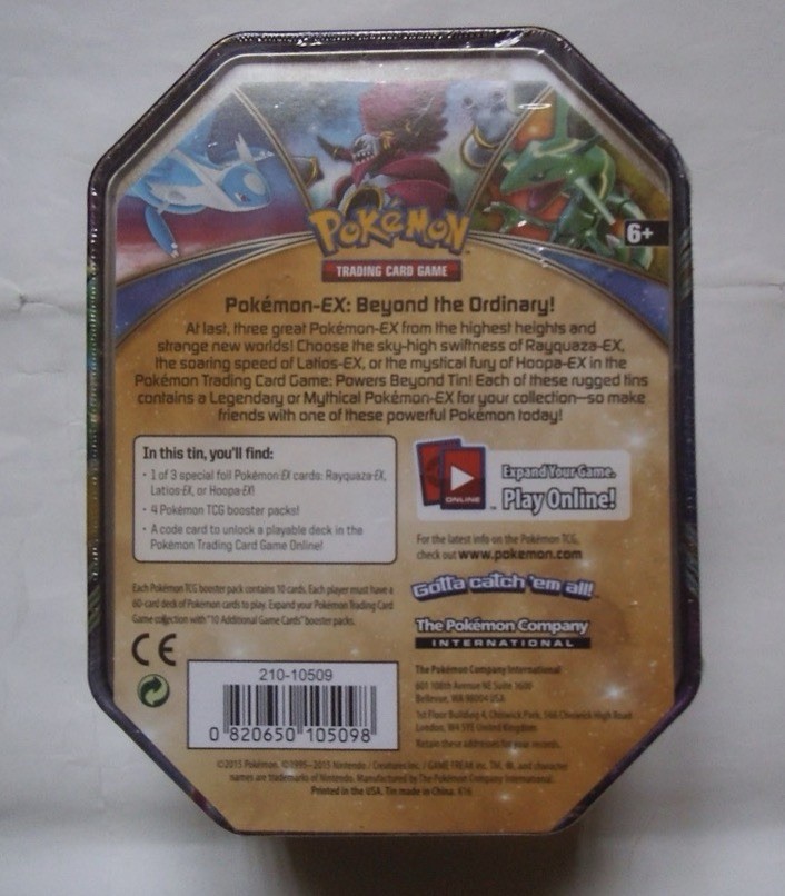 RAYQUAZA XY Power Keepers Collection Tin Pokemon Ancient Origins