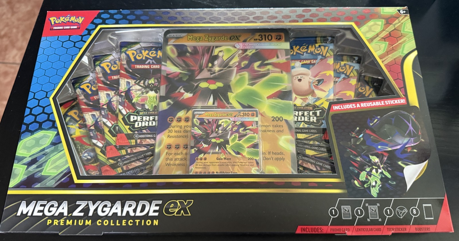 Pokemon Mega Zygarde ex Premium Collection Box New Sealed