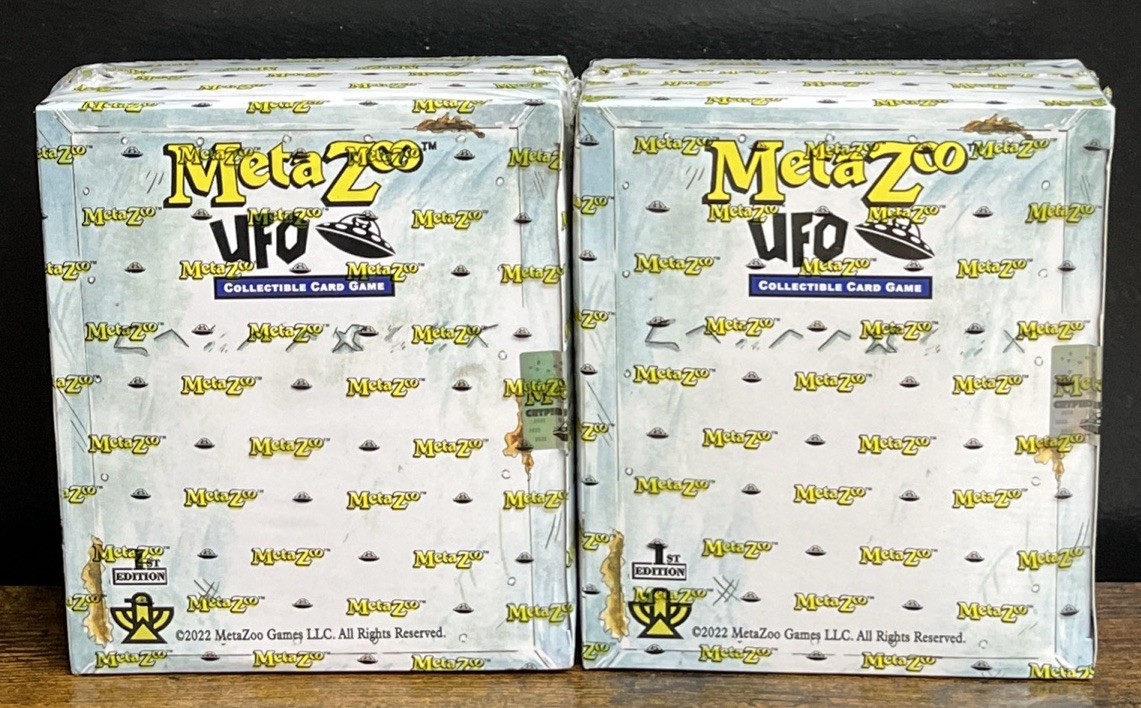 MetaZoo Cryptid Nation UFO 1st Edition Spell Book CCG TCG Lot Of 2 Sealed NIB