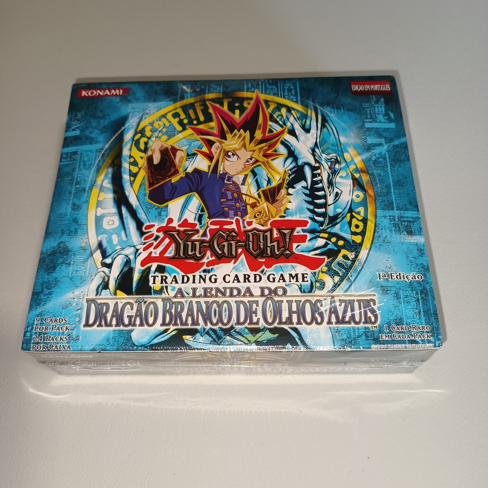 Yugioh 1st Edition Legend of Blue Eyes White Dragon Booster Box Portuguese