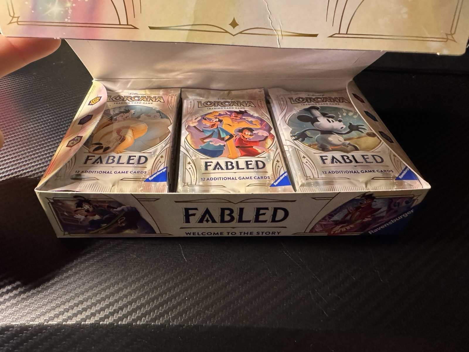 Ravensburger Disney Lorcana TCG Fabled Boosters (20) Packs – SEALED