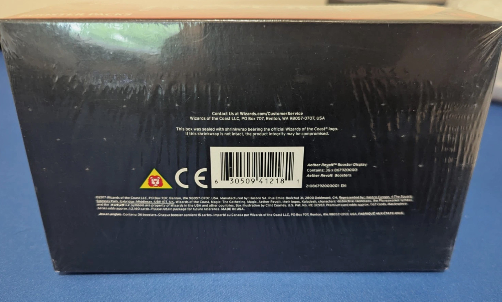 NEW SEALED Magic The Gathering Aether Revolt Booster Box – 2017 Kaladesh Block