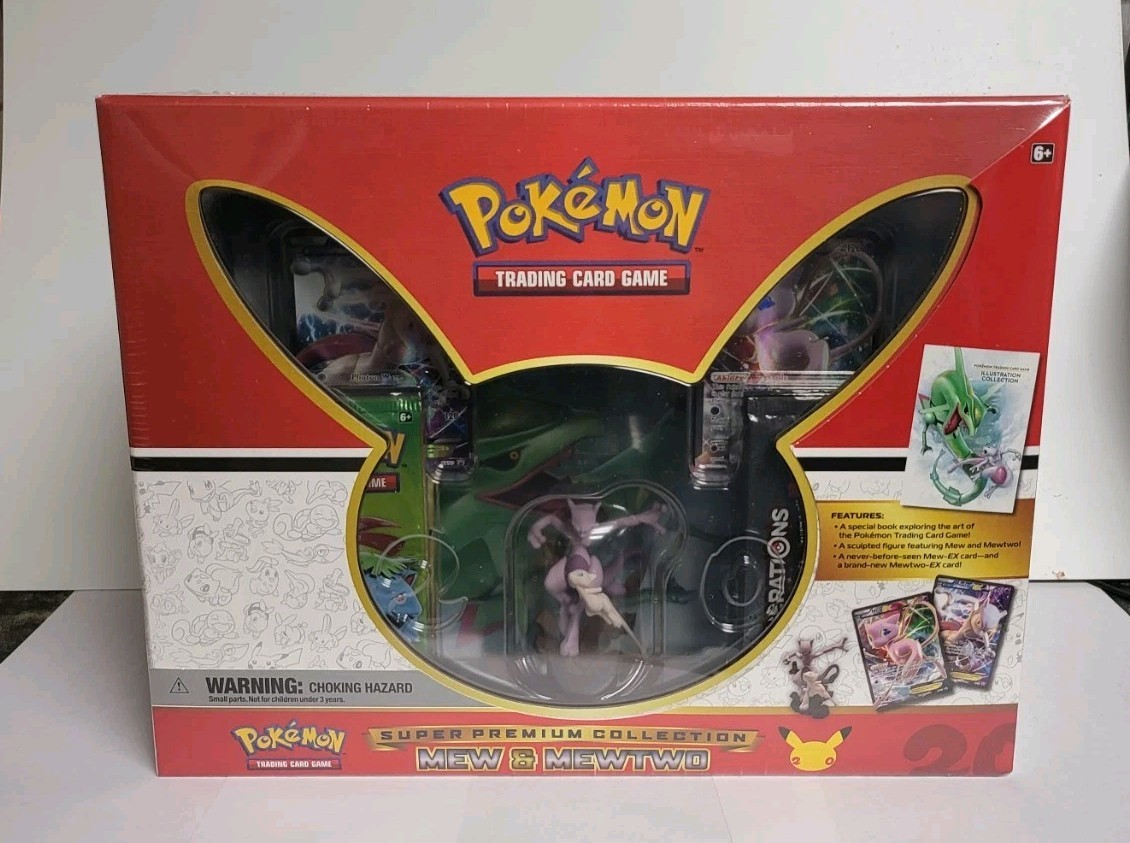 Mew & Mew Two EX Super Premium Collection Sealed Pokemon TCG Trading Card Game