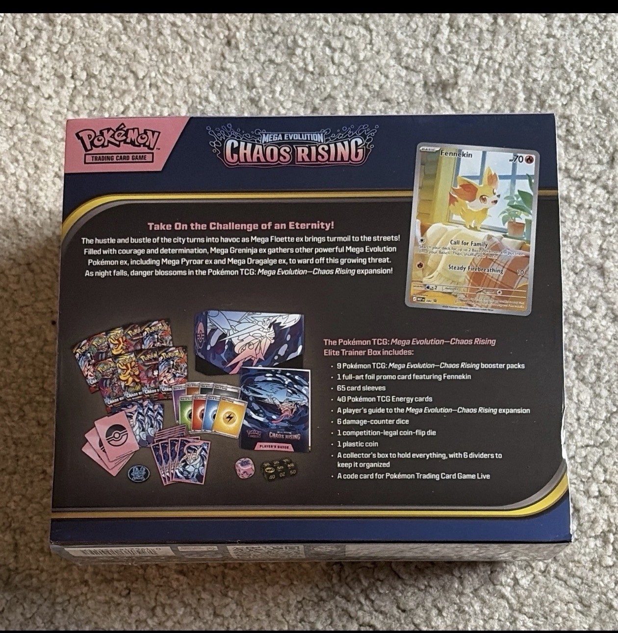 Pokémon TCG Mega Evolution—Chaos Rising Elite Trainer Box 2023 English
