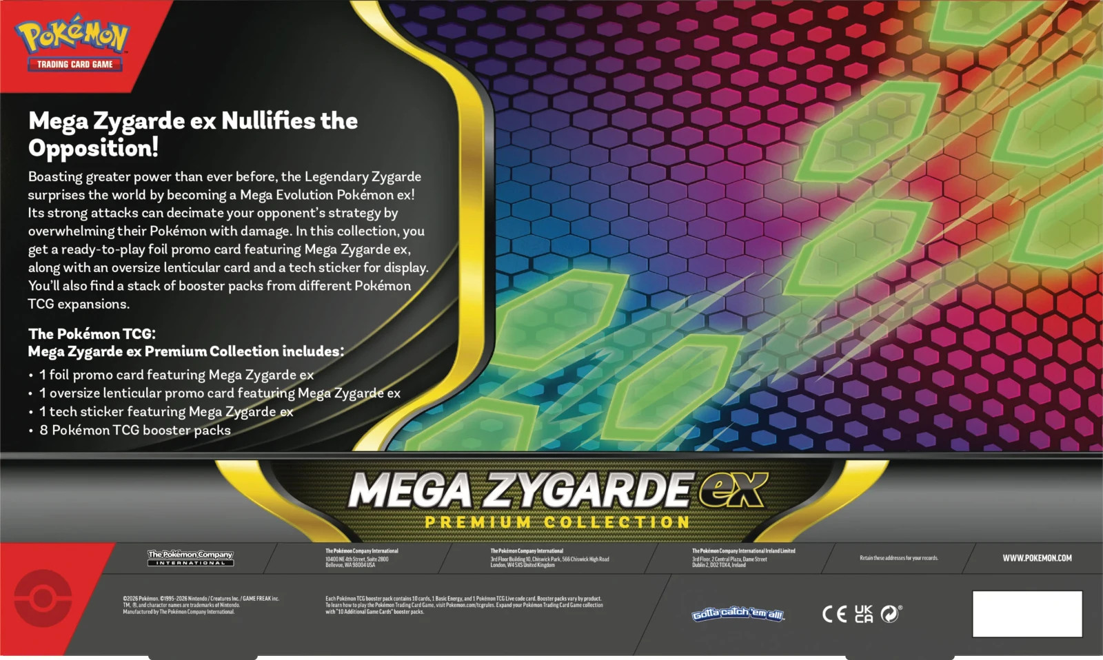 Pokemon TCG Mega Zygarde ex Premium Collection Box Sealed New