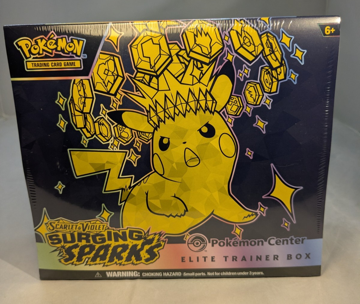 Pokemon Surging Sparks Pokemon Center Elite Trainer Box PC ETB Factory Sealed