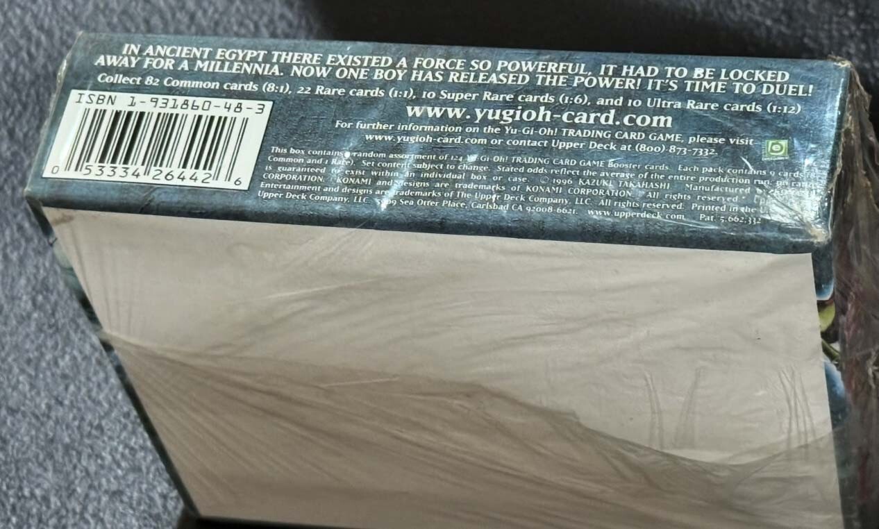 Yugioh 1st Edition Legend of Blue Eyes White Dragon New Sealed Booster Box