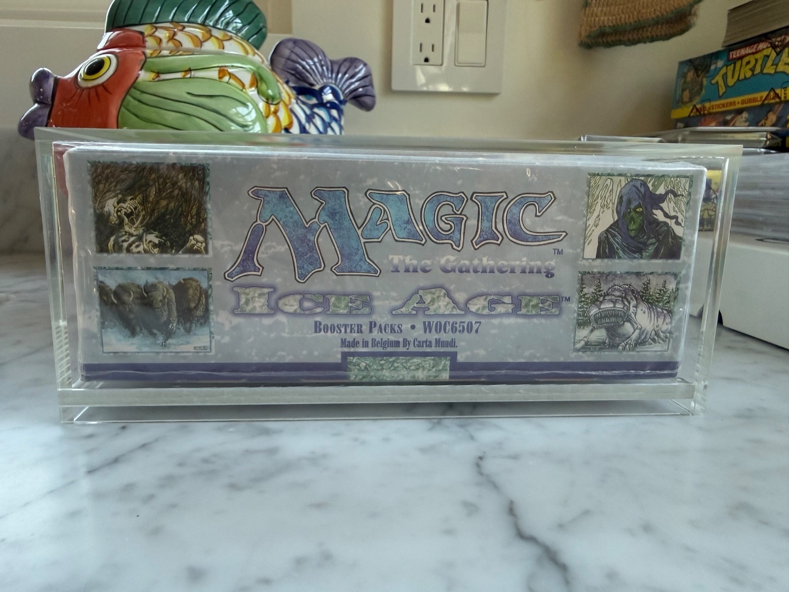 MTG Ice Age 1995 Booster Box Factory Sealed 36 Packs WOTC English Acrylic Case