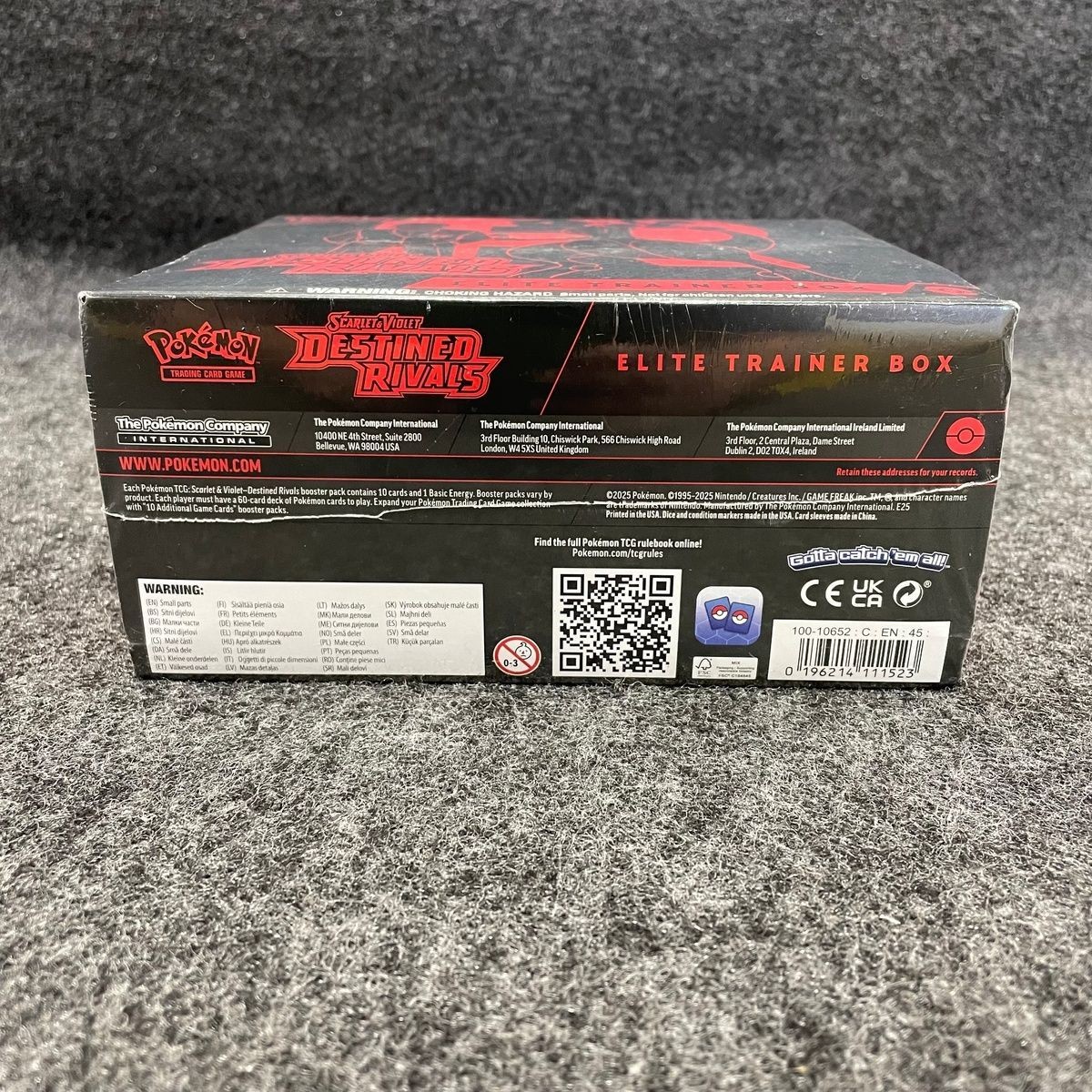 POKEMON TCG: Scarlet & Violet Destined Rivals Elite Trainer Box Sealed/Scuffed