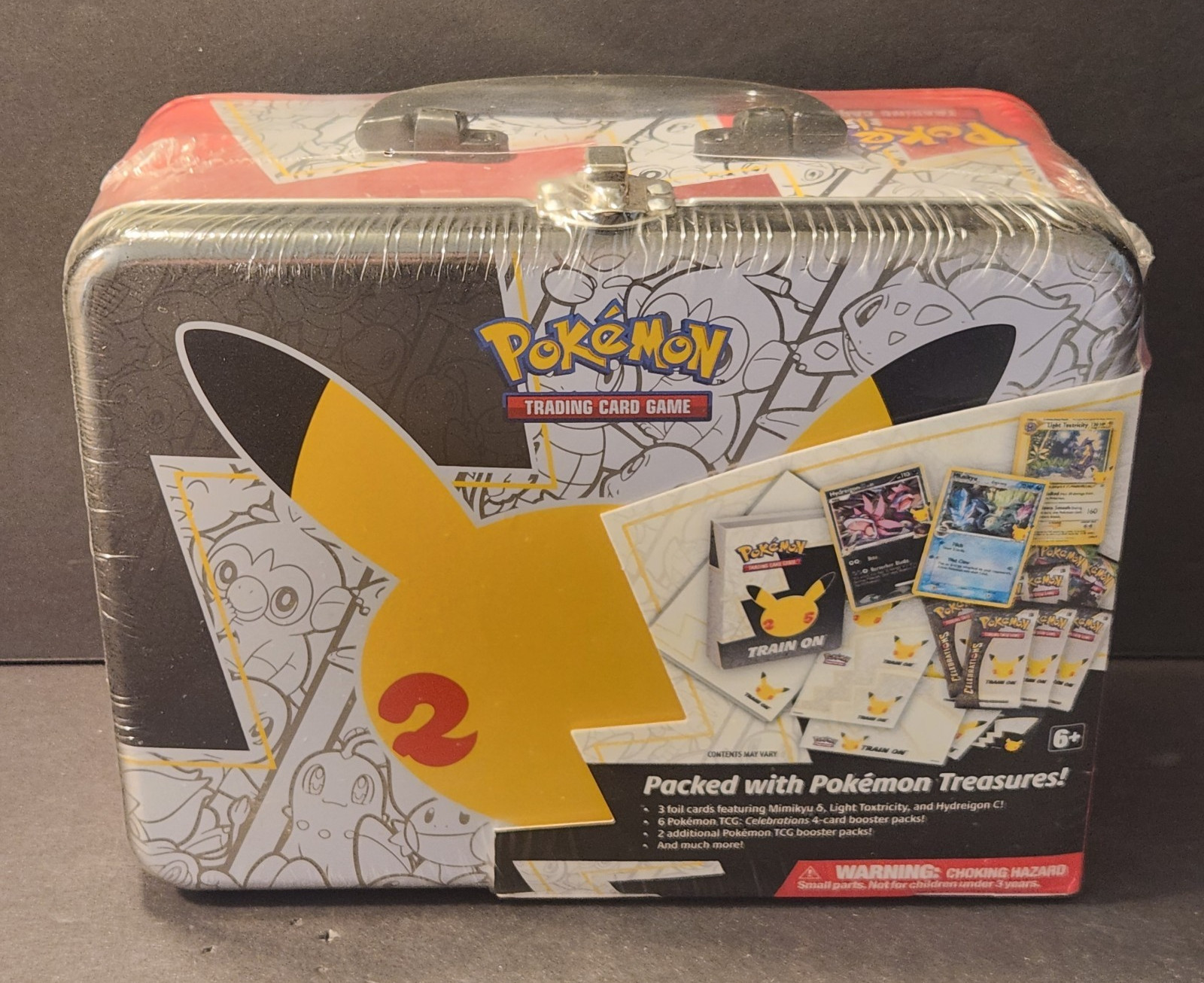 New Pokémon SWSH Celebrations 25th Anniversary Collector’s Chest Lunchbox 8 Pack
