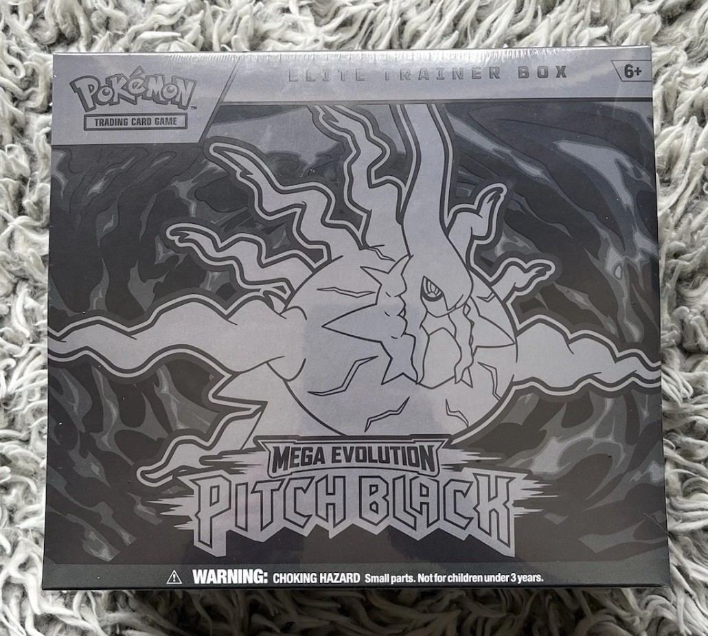 Pokemon Mega Evolution Pitch Black Elite Trainer Box Factory Sealed