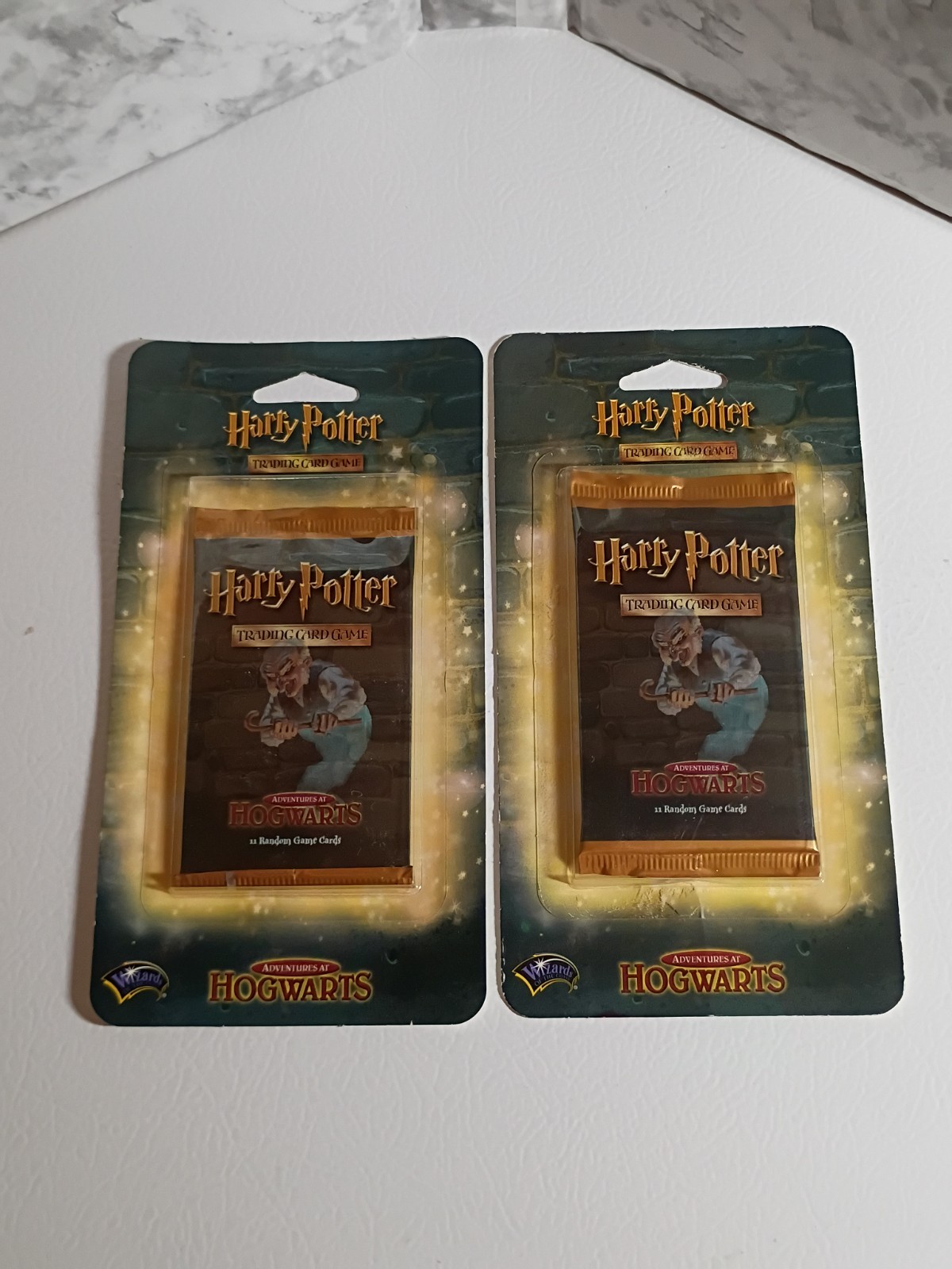 Harry Potter Trading Card Game Adventures At Hogwarts 2002 Sealed 13 Packs New