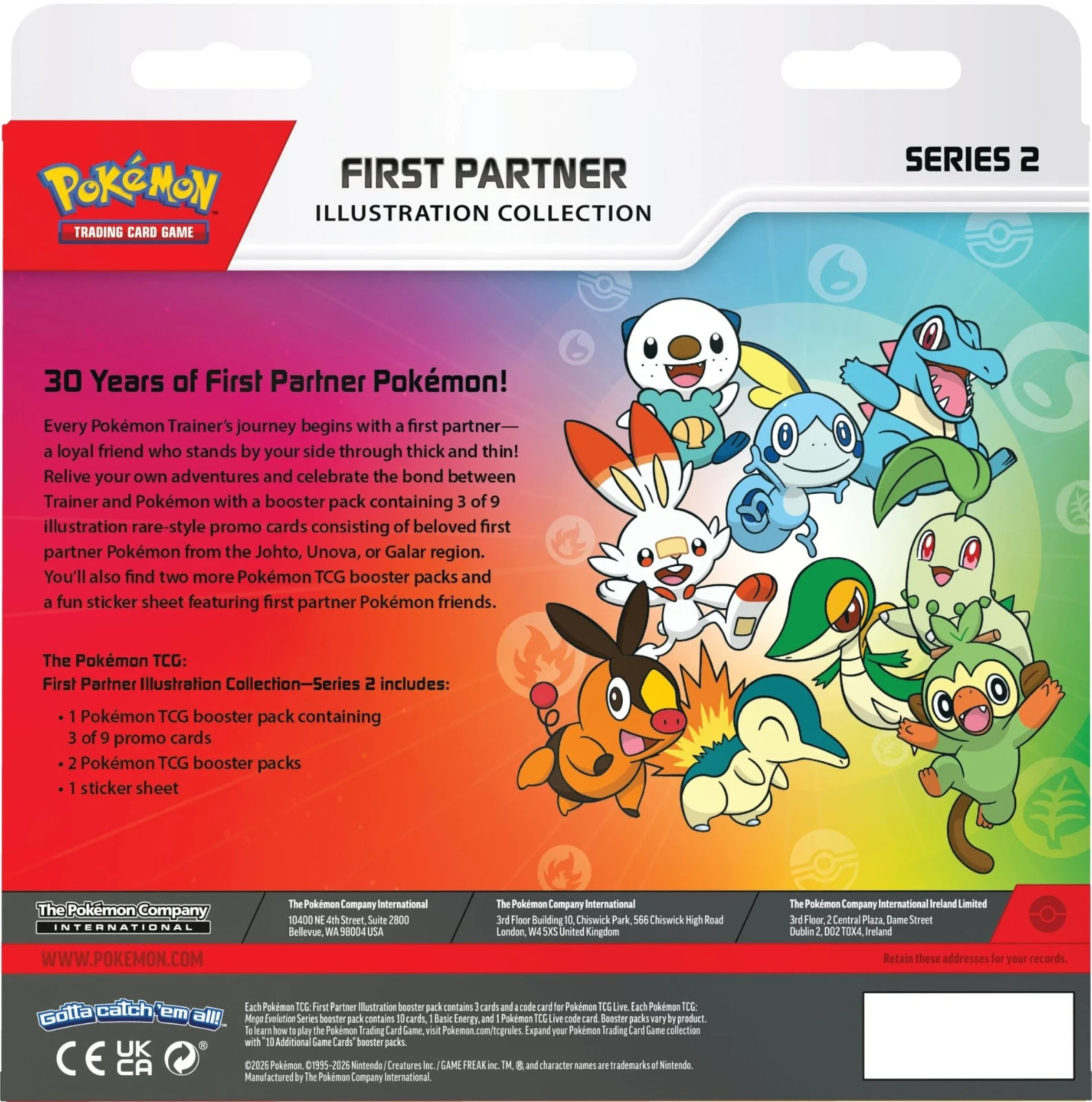 Pokemon TCG First Partner Illustration Collection Box Series 2 Sealed New