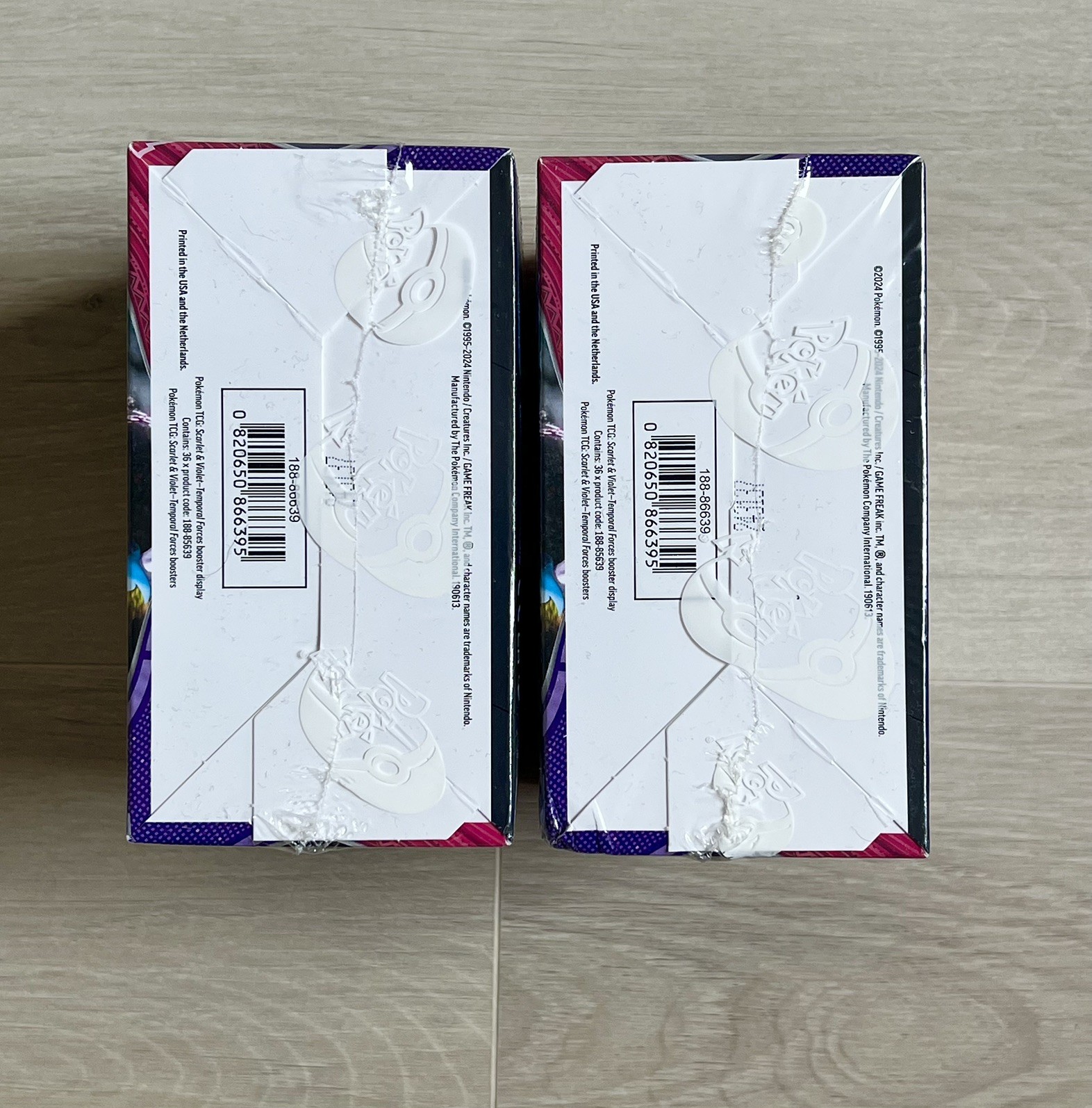 2 X Pokemon Temporal Forces Booster Box – 36 Packs New & Sealed