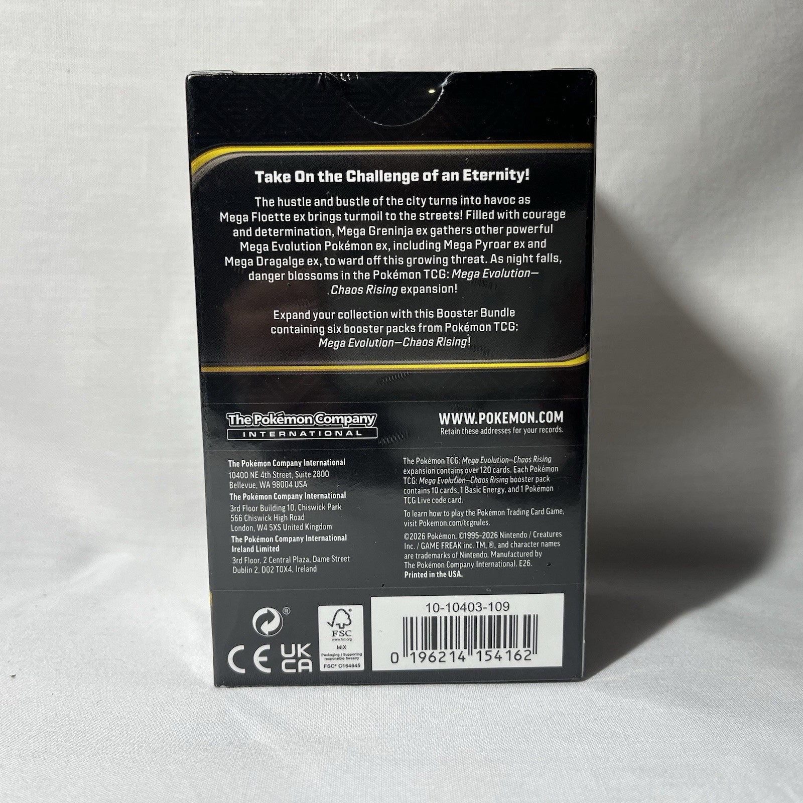 Pokemon Mega Evolution Chaos Rising Booster Bundle Box New/Factory sealed