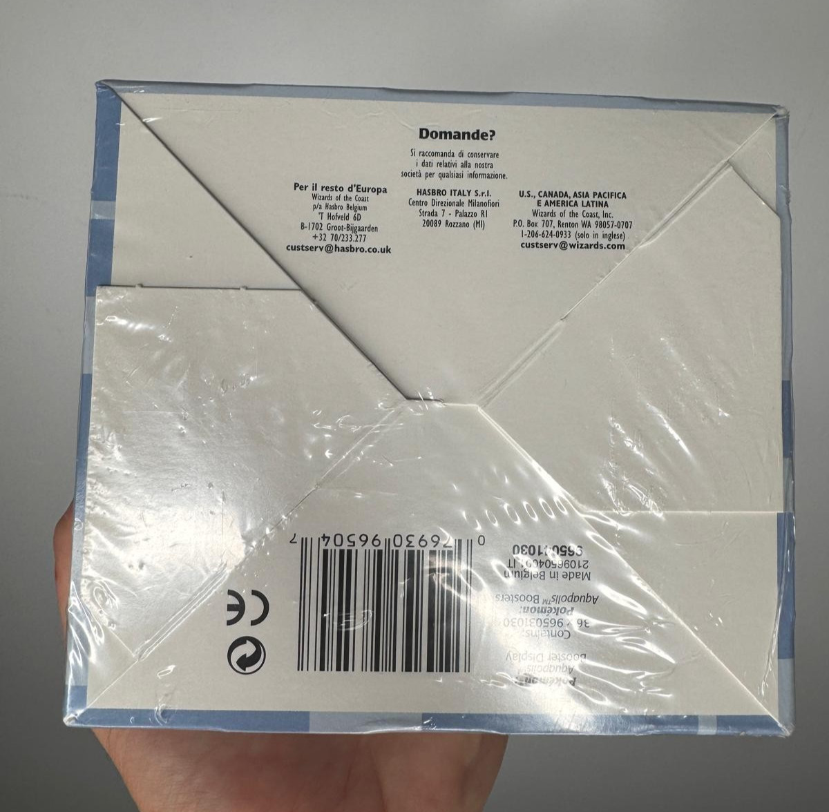 Pokemon Booster Box Aquapolis Sealed 2003 Italian 36 Envelopes