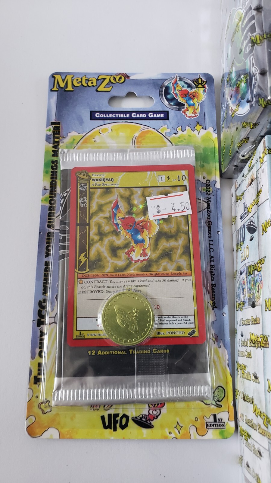MetaZoo UFO 1st Edition Booster Boxes, Blister Packs Lot Factory Sealed On All