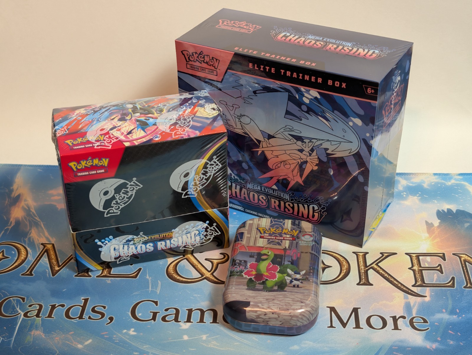 Pokemon 💦Chaos Rising BUNDLE 🌊Sealed Booster/ETB +GIFT (47 packs)