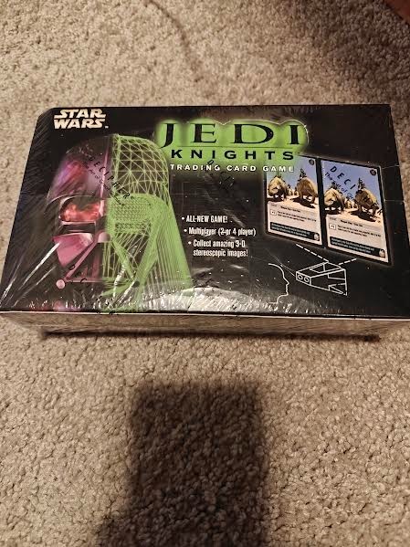 2001 STAR WARS JEDI KNIGHTS LIMITED ED TRADING CARD GAME TCG 36 BOOSTER PACK BOX