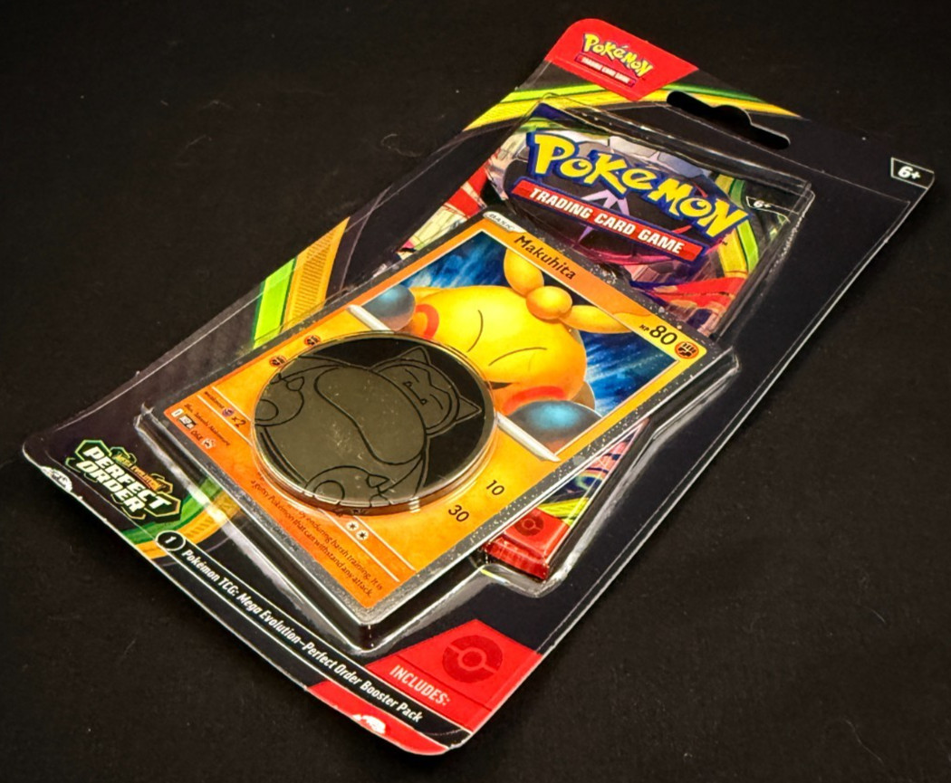 Pokémon TCG – Mega Evolution – 1 Perfect Order Booster Pack – 1 Promo Card &Coin