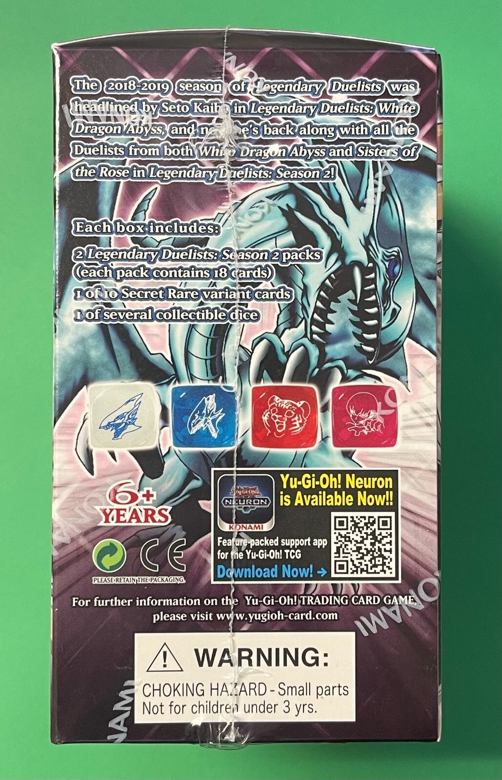 YU-GI-OH! TCG LEGENDARY DUELISTS SEASON 2 1ST EDITION SEALED BOX (36 CARDS)