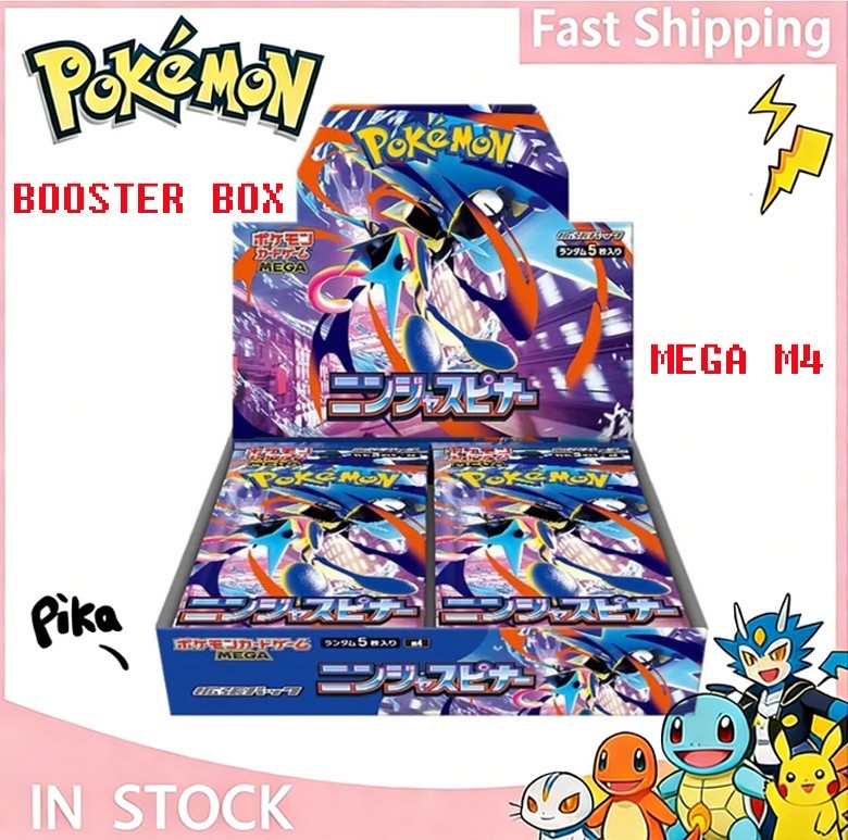 Pokemon MEGA Ninja Spinner Booster Box M4 Japanese w/Shrink new