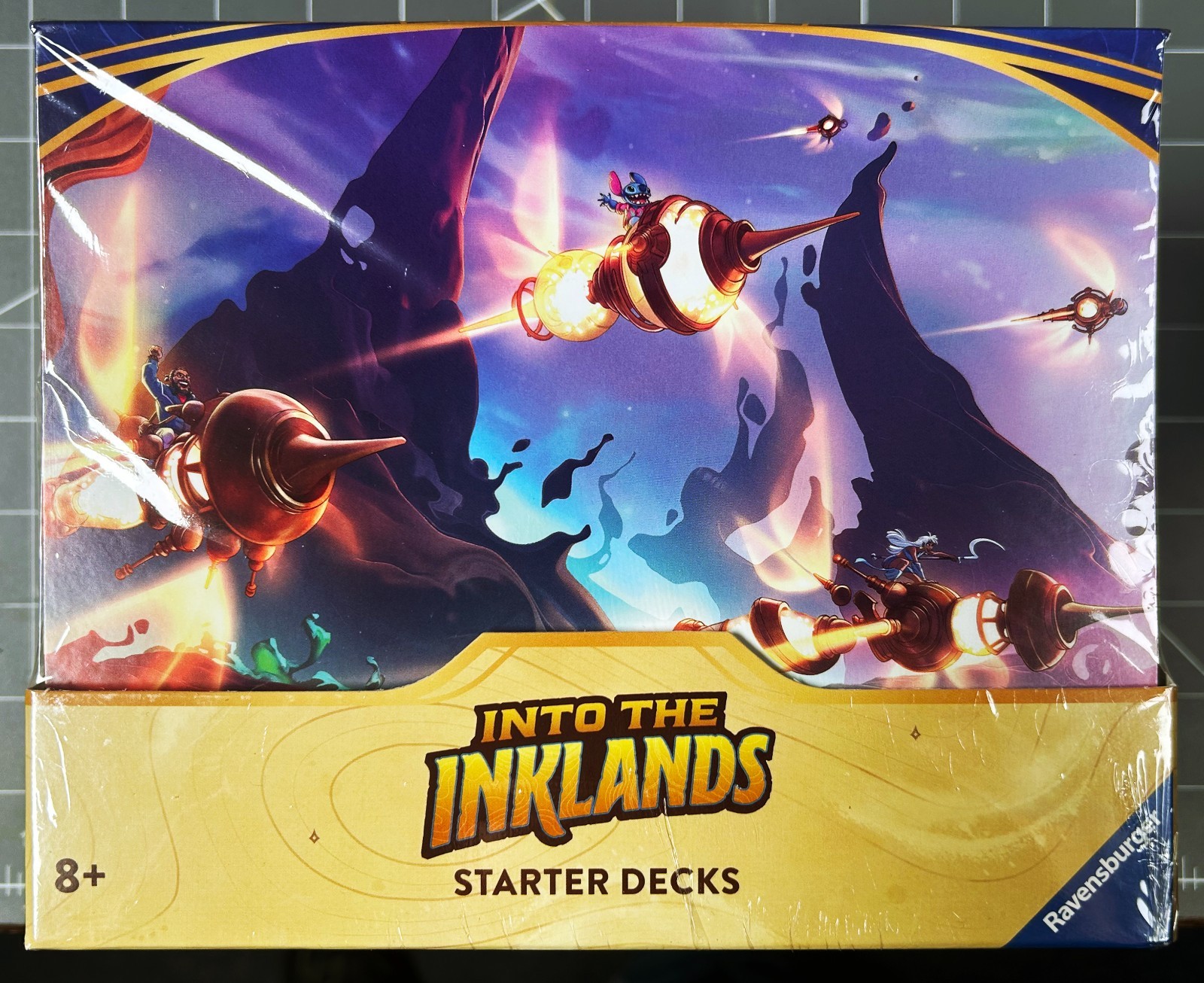 Disney Lorcana: Into the Inklands – Starter Deck Display Box – 8 Decks – SEALED!