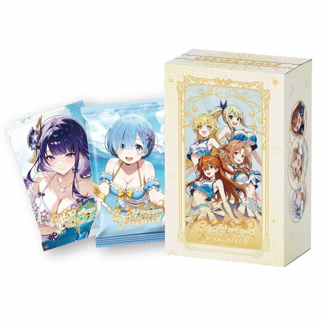Genki Parade 4 New Sealed Box Spicy Waifu Cards Anime Goddess Story
