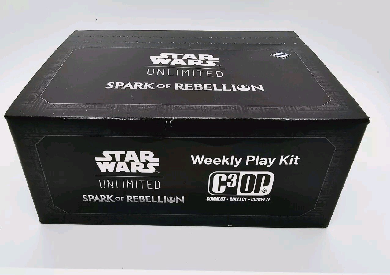 Star Wars Unlimited Spark of Rebellion Weekly Play Kit Sealed Fantasy Flight EJ1