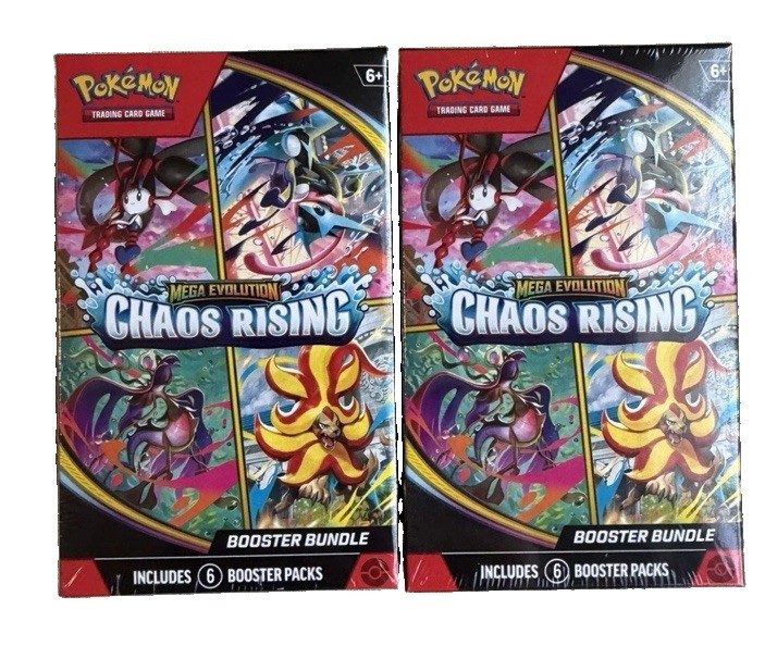 Pokemon TCG ME04: Chaos Rising Booster Bundle New Sealed 2 Boxes
