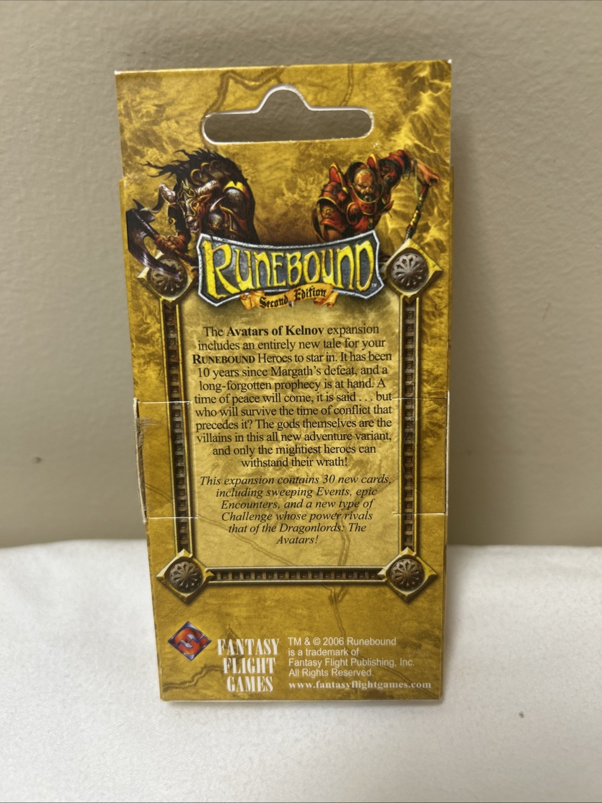 FFG Runebound Adventure Variant – Avatars of Kelnov New