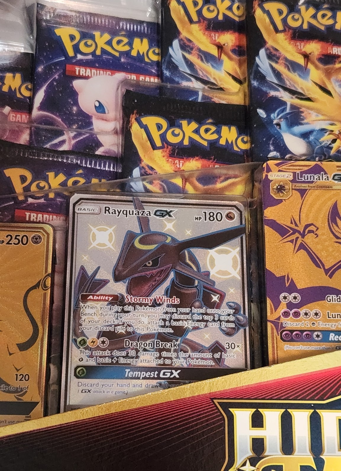 Pokemon TCG Hidden Fates Premium Powers Collection Box Rayquaza