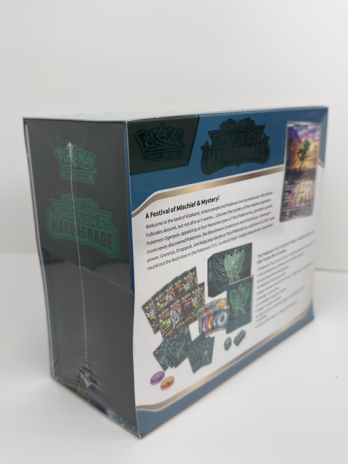 Twilight Masquerade Elite Trainer Box Scarlet & Violet English ETB Ships Fast
