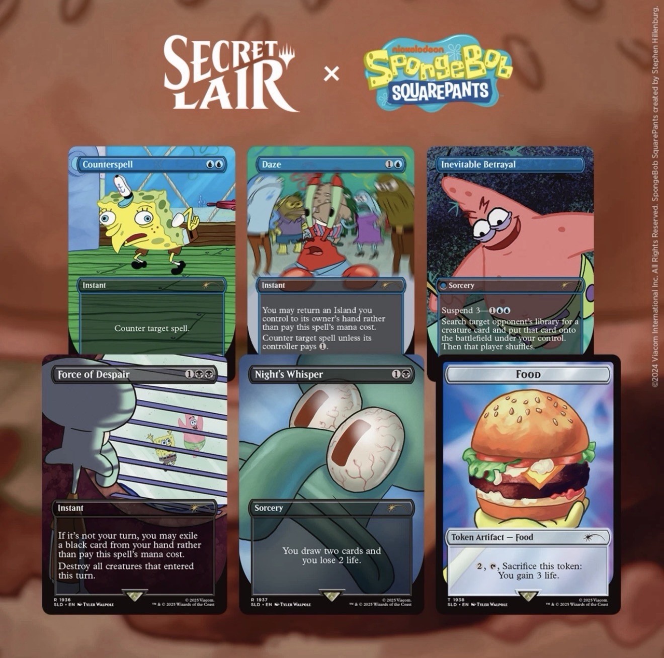 MTG Secret Lair x SpongeBob SquarePants Internet Sensation Non Foil