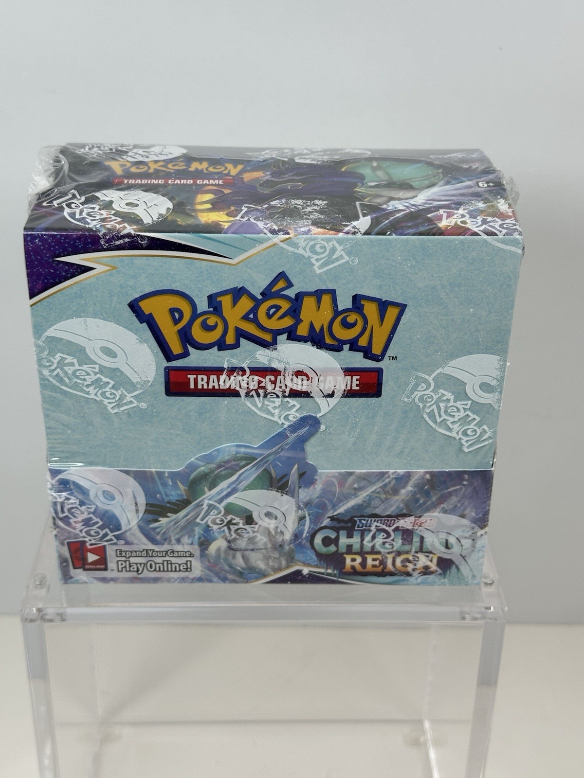 Pokemon Chilling Reign Booster Box Sealed (w/ Acrylic Case) TCG Sword & Shield