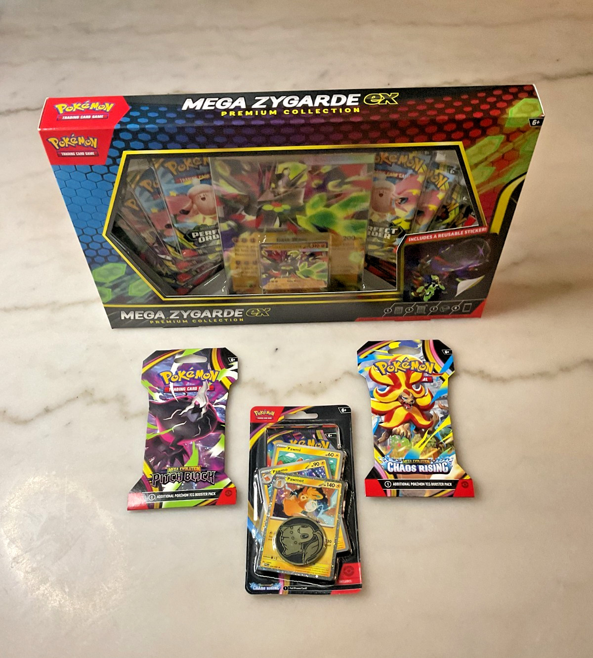 Pokemon Mega Zygarde ex Premium Collection Box + Pitch Black New Sealed LOT #2