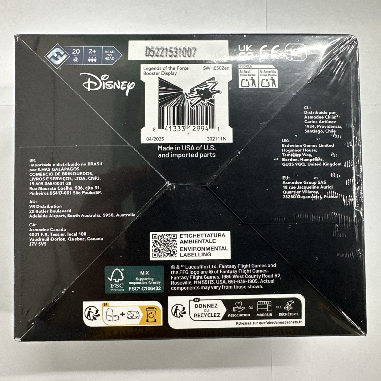 Star Wars: Unlimited – Legends of the Force Booster Box