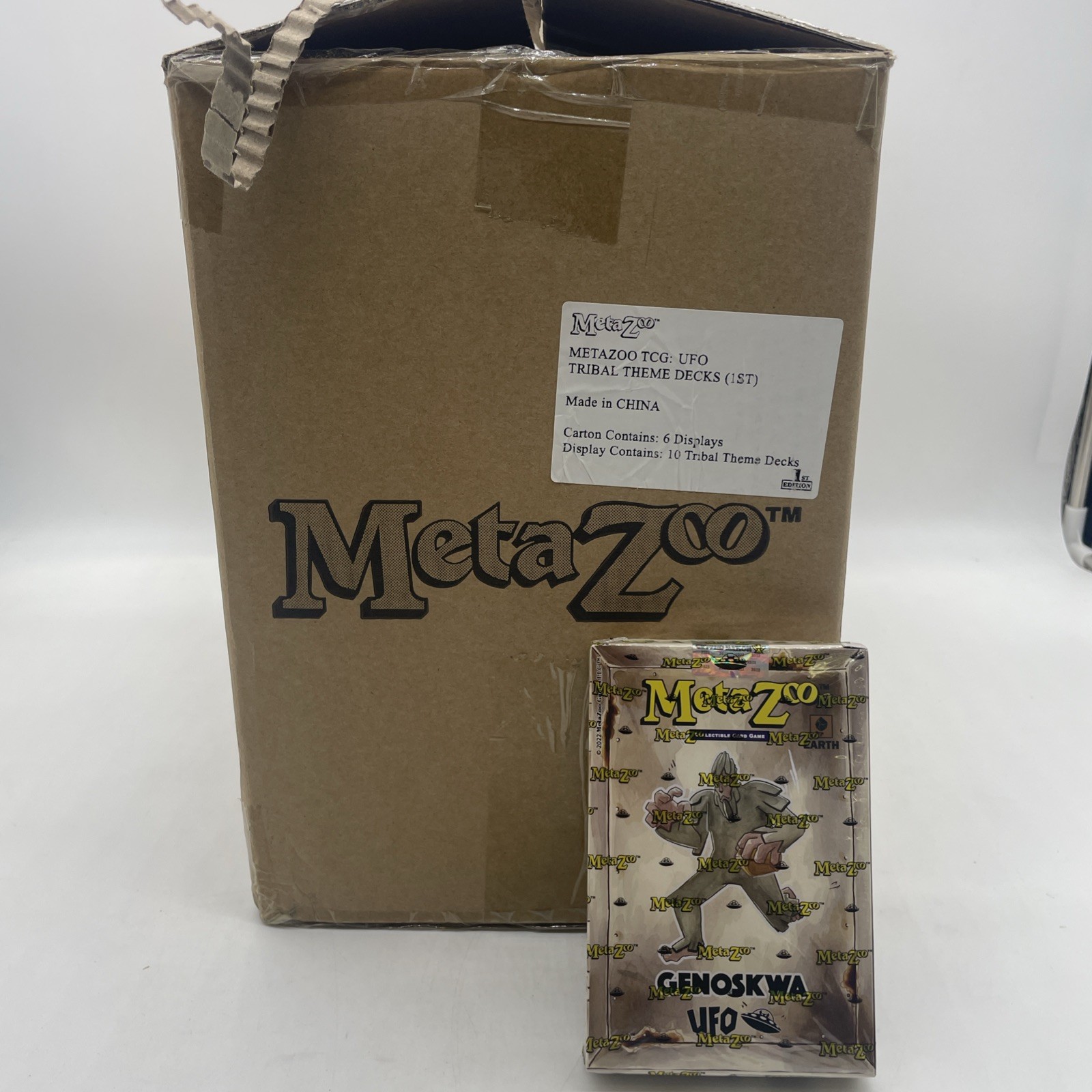 Genoskwa Sealed Theme Deck UFO First Edition Metazoo TCG Case Of 64 Decks