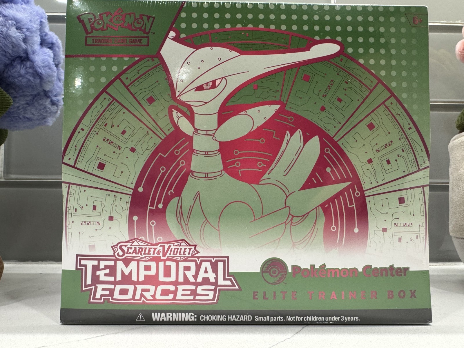 Pokemon Center Scarlet & Violet Temporal Forces ETB Iron Leaves – Factory Sealed