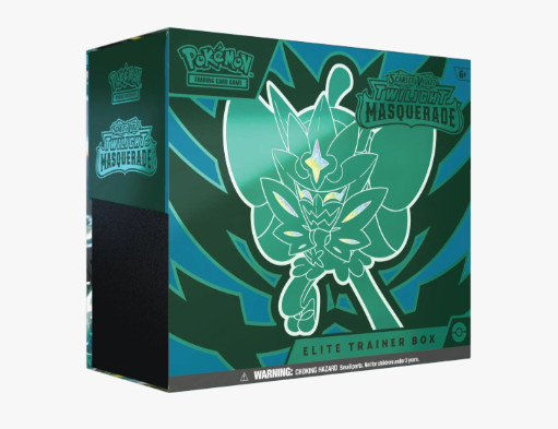 Twilight Masquerade Elite Trainer Box Scarlet & Violet English ETB Ships Fast