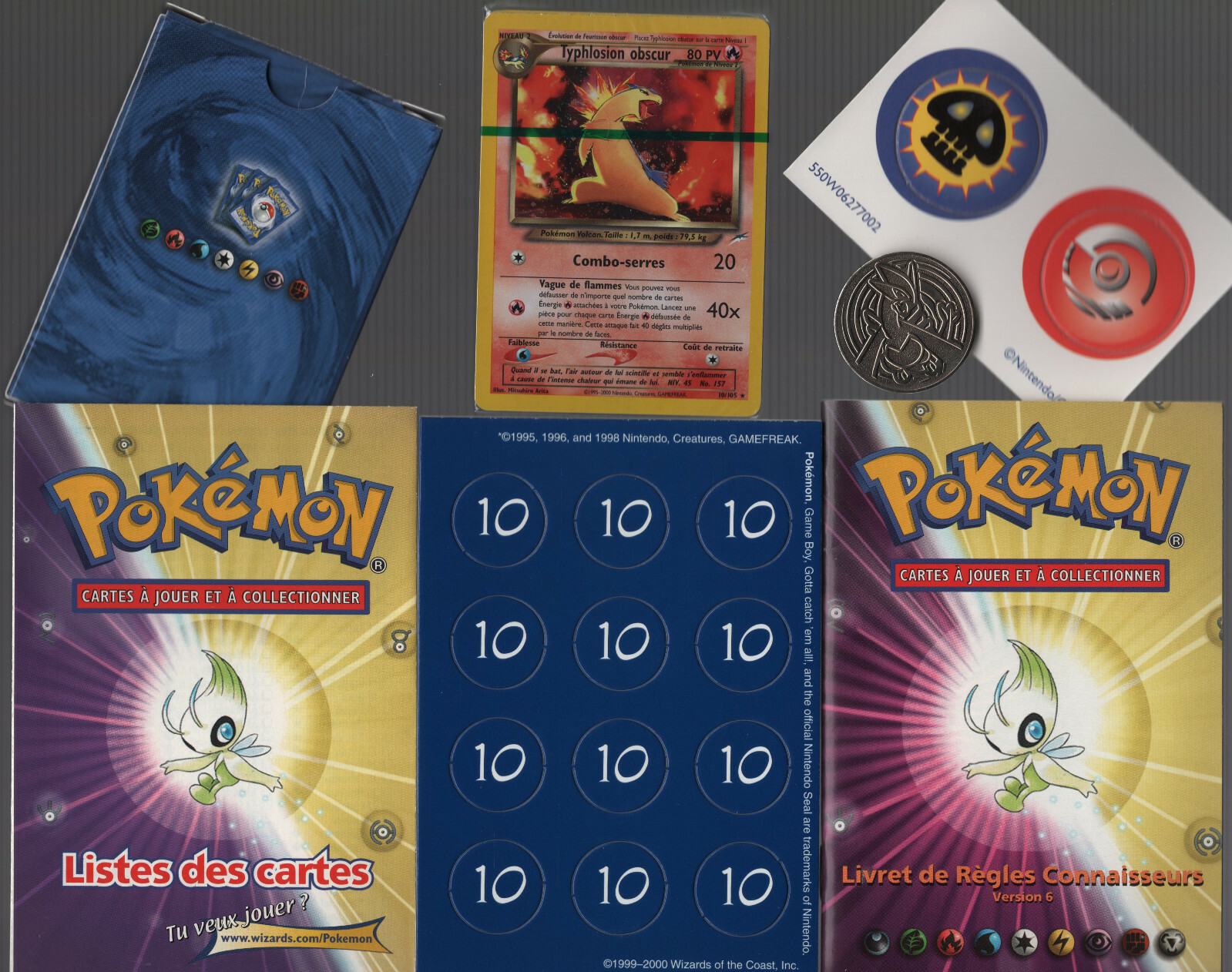 Pokemon FRENCH Neo Destiny Darkness Theme Deck – OBSCURITE – FACTORY SEALED