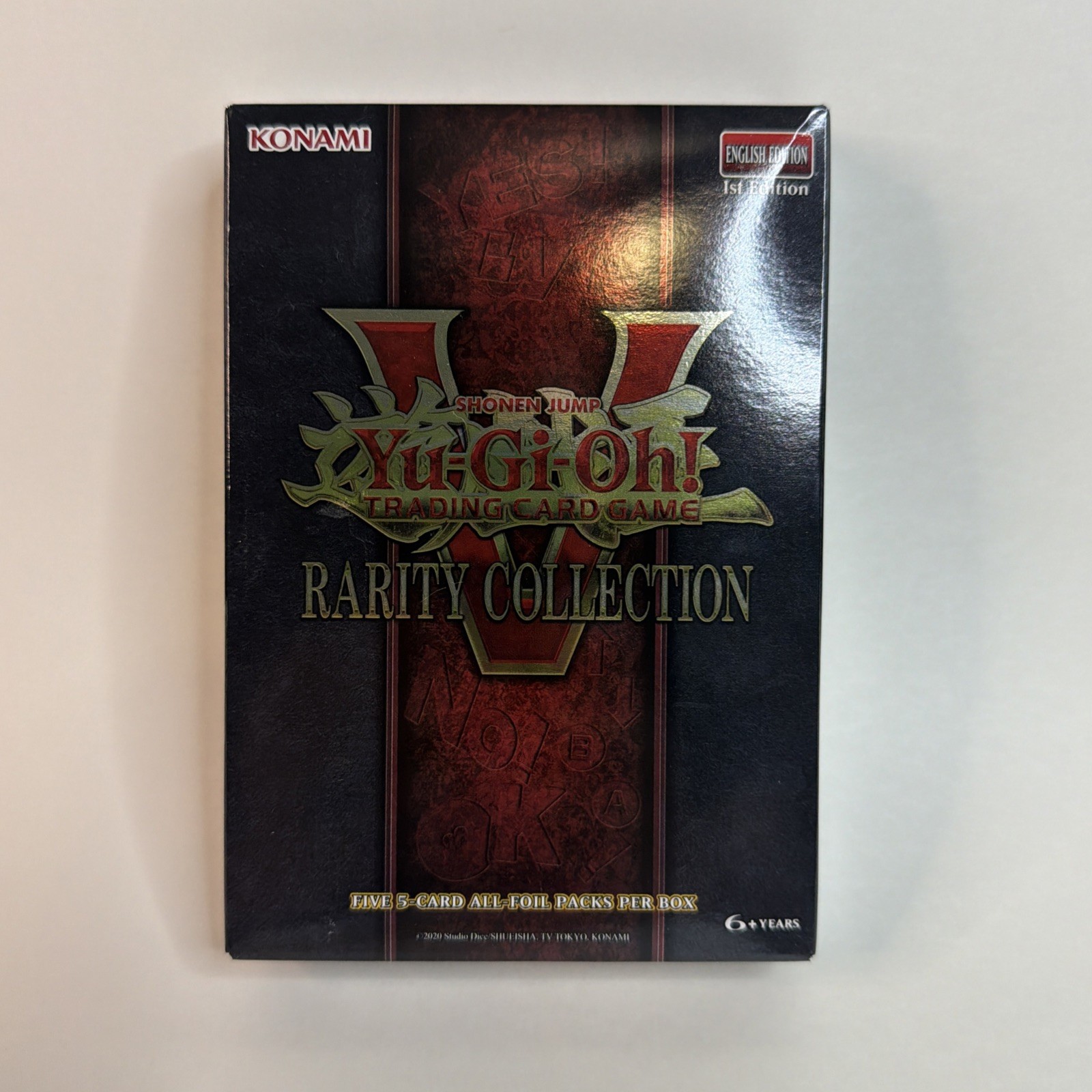 Yu-Gi-Oh Rarity Collection – 5 Pack Booster. – English Factory Sealed