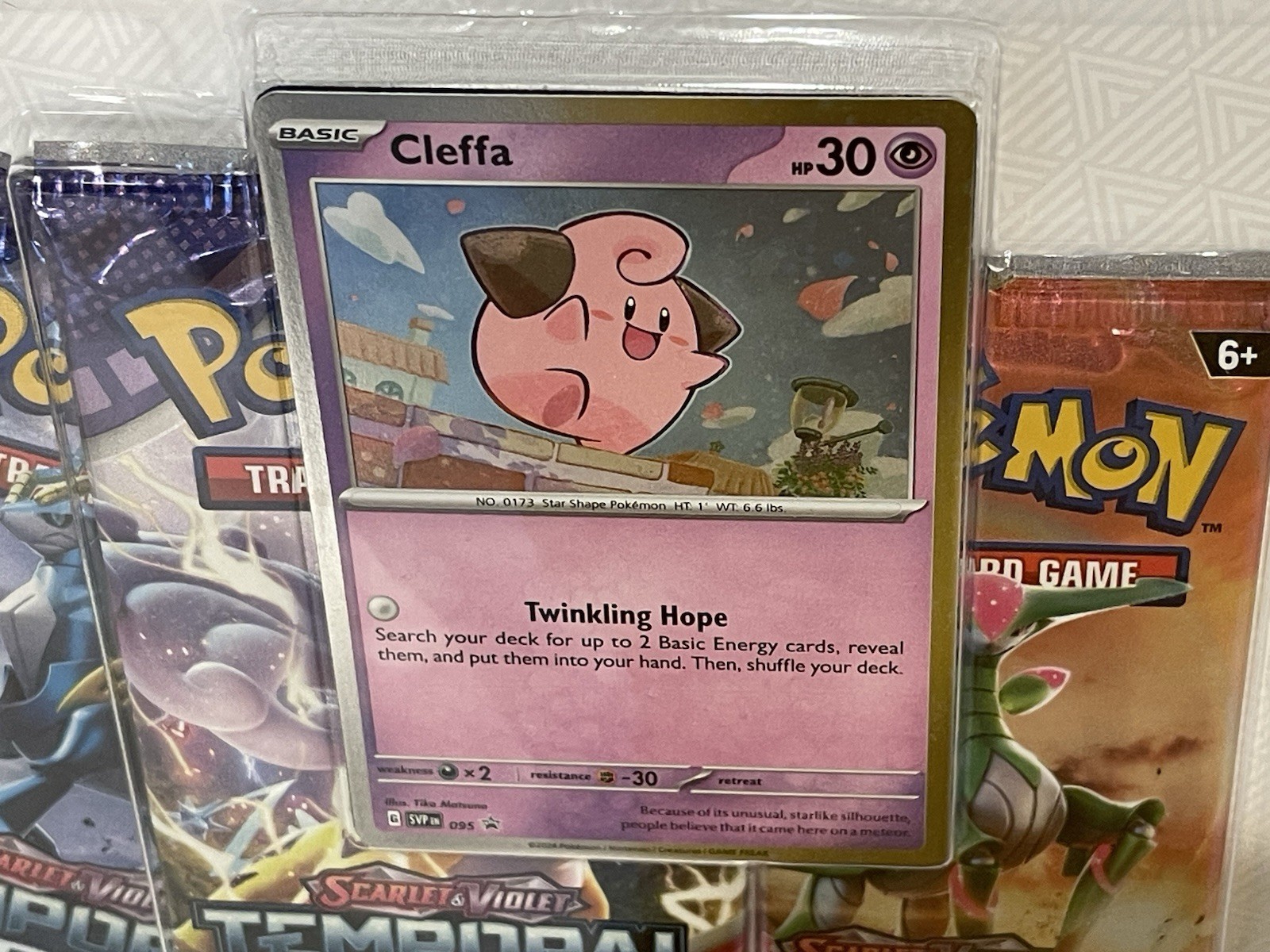 Pokémon TCG Scarlet and Violet Temporal Forces 3-Pack Blisters Jiggly Puff Promo