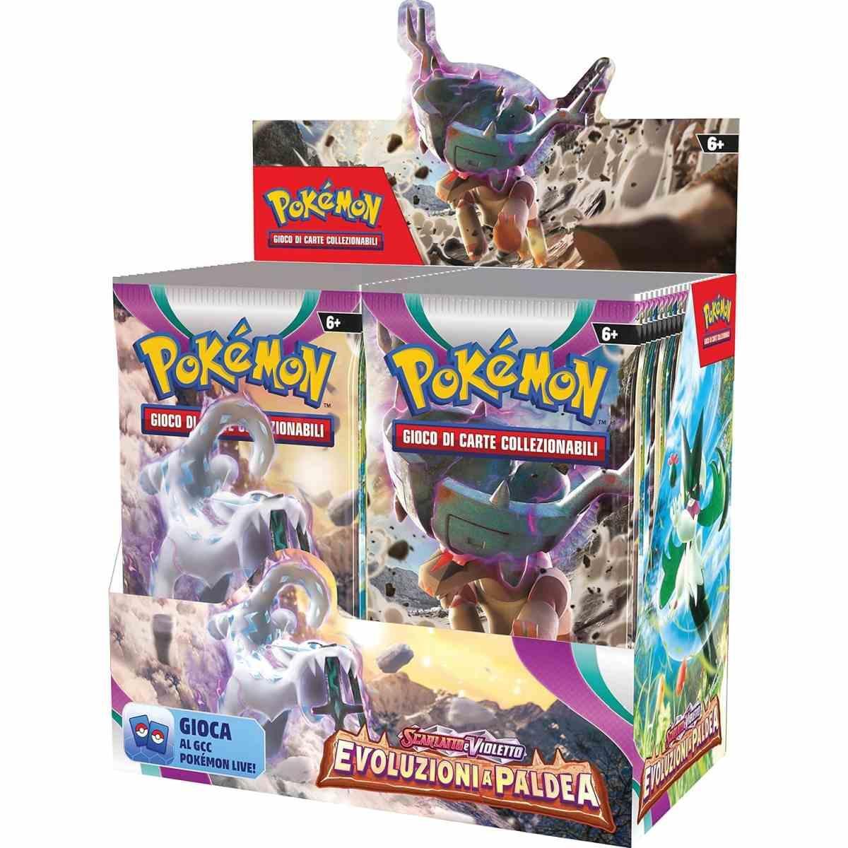 Pokemon Scarlatto e Violetto Evoluzioni a Paldea Display 36 buste Box (IT)