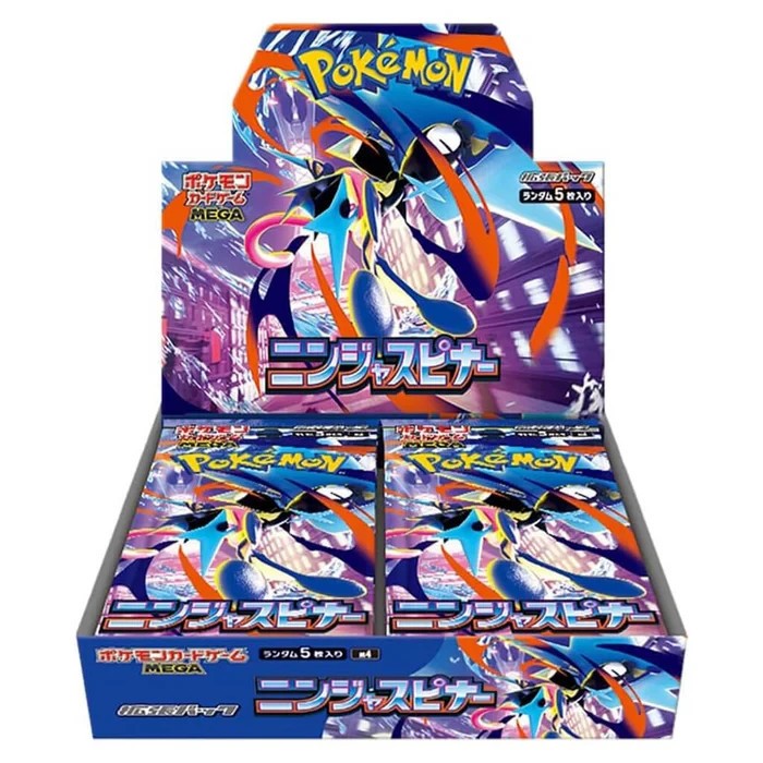 Pokemon MEGA Ninja Spinner Booster Box M4 Japanese w/Shrink new